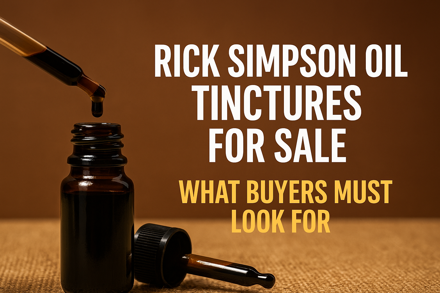 RSO tinctures for sale