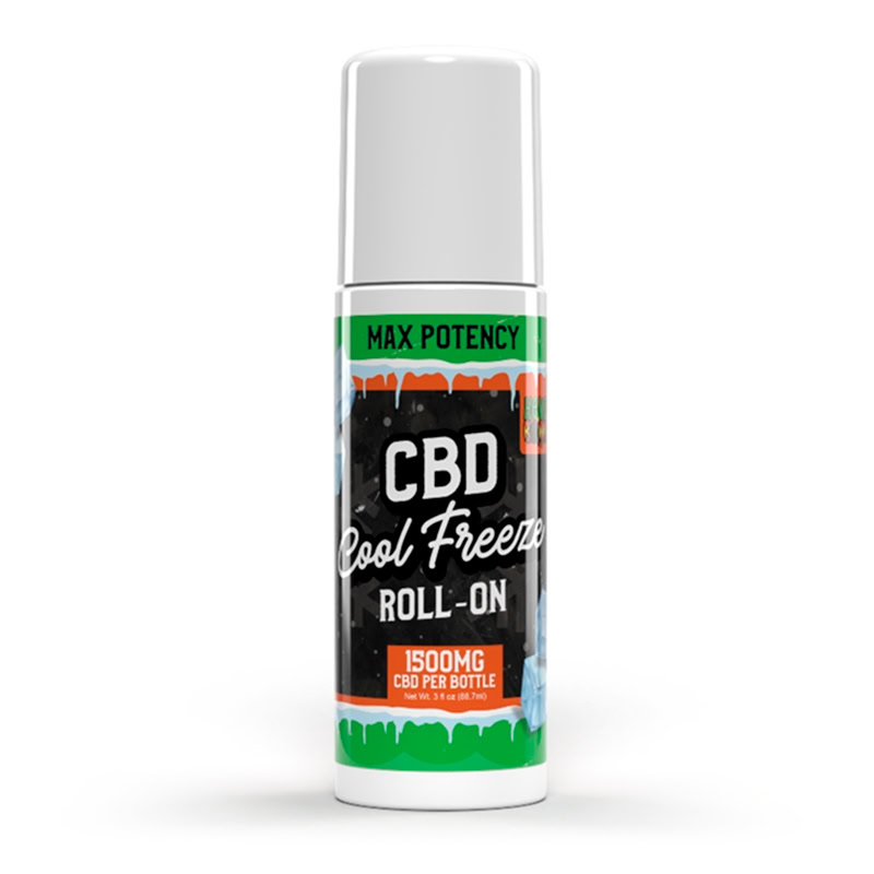 Hemp Bombs, High Potency CBD Roll-On, Broad Spectrum THC-Free, 3fl oz, 1500mg CBD