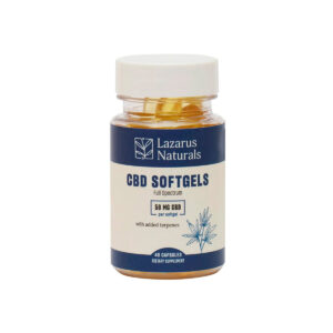 Lazarus Naturals, 50mg Full Spectrum CBD Softgels, 40ct, 2000mg CBD